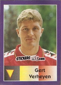 Cromo Gert Verheyen - World Cup 1998 - Diamond