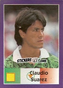 Sticker Claudio Suarez - World Cup 1998 - Diamond