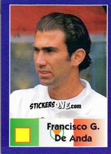 Cromo Francisco G. De Anda - World Cup 1998 - Diamond