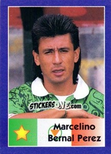 Cromo Marcelino Bernal Perez - World Cup 1998 - Diamond