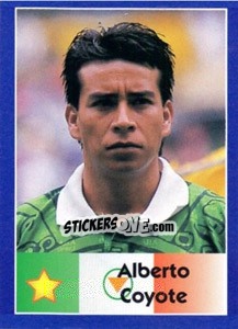 Cromo Alberto Coyote - World Cup 1998 - Diamond