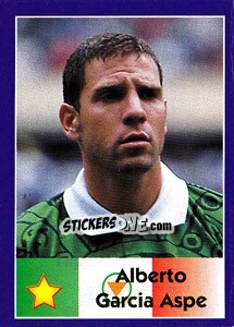 Sticker Alberto Garcia Aspe - World Cup 1998 - Diamond