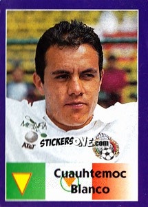 Cromo Cuauhtemoc Blanco - World Cup 1998 - Diamond
