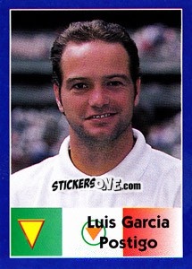 Cromo Luis Garcia Postigo - World Cup 1998 - Diamond