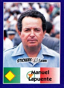 Cromo Manuel Lapuente - World Cup 1998 - Diamond