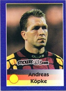 Sticker Andreas Köpke - World Cup 1998 - Diamond