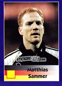 Sticker Matthias Sammer - World Cup 1998 - Diamond