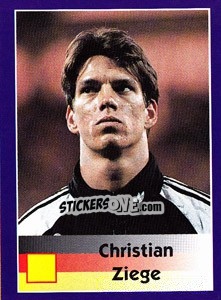 Sticker Christian Ziege - World Cup 1998 - Diamond
