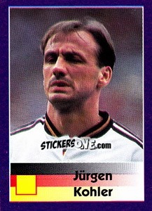 Sticker Jürgen Kohler - World Cup 1998 - Diamond