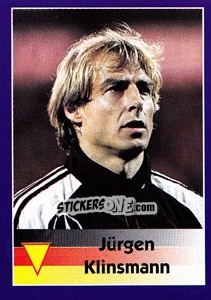 Sticker Jürgen Klinsmann - World Cup 1998 n. 351 - Diamond