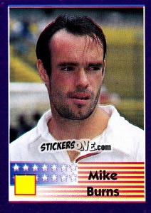 Cromo Mike Burns - World Cup 1998 - Diamond