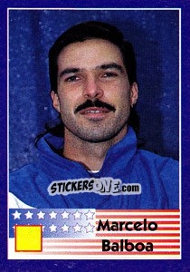 Cromo Marcelo Balboa - World Cup 1998 - Diamond