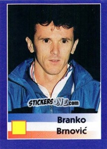 Sticker Branko Brnovic - World Cup 1998 - Diamond