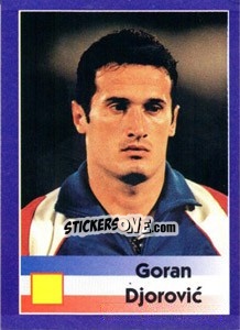 Sticker Goran Djorovic - World Cup 1998 - Diamond
