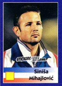 Sticker Sinisa Mihajlovic - World Cup 1998 - Diamond