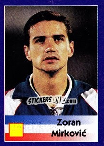 Sticker Zoran Mirkovic - World Cup 1998 - Diamond