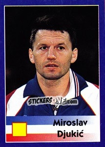Cromo Miroslav Djukic - World Cup 1998 - Diamond