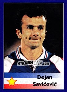 Sticker Dejan Savicevic - World Cup 1998 - Diamond