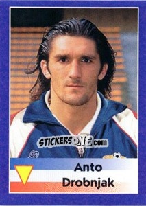 Sticker Anto Drobnjak - World Cup 1998 - Diamond