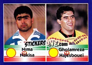 Figurina Nima Nakisa / Gholamreza Hajesbouei - World Cup 1998 - Diamond