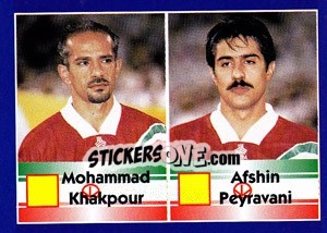 Sticker Mohammad Khakpour / Afshin Peyravani