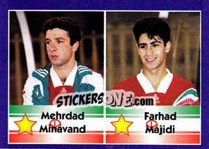 Sticker Minavand / Majidi - World Cup 1998 - Diamond