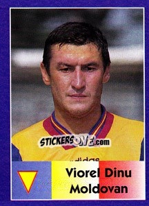 Cromo Viorel Dinu Moldovan - World Cup 1998 - Diamond