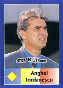 Sticker Anghel Iordanescu - World Cup 1998 - Diamond