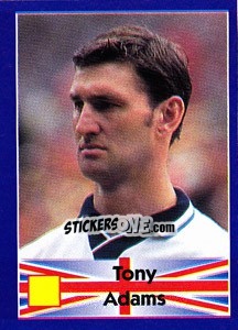 Sticker Tony Adams - World Cup 1998 - Diamond