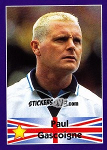 Sticker Paul Gascoigne - World Cup 1998 - Diamond