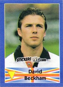 Sticker David Beckham - World Cup 1998 - Diamond