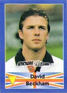 Sticker David Beckham - World Cup 1998 n. 432 - Diamond