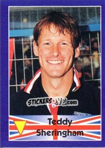 Cromo Teddy Sheringham - World Cup 1998 - Diamond