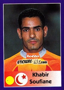 Sticker Khabir Soufiane - World Cup 1998 - Diamond