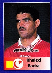 Sticker Khaled Badra - World Cup 1998 - Diamond