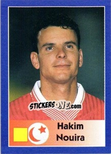 Sticker Hakim Nouira - World Cup 1998 - Diamond
