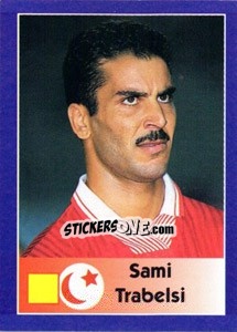 Sticker Sami Trabelsi - World Cup 1998 - Diamond
