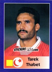 Sticker Tarek Thabet - World Cup 1998 n. 443 - Diamond