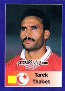 Sticker Tarek Thabet - World Cup 1998 - Diamond