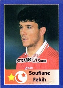 Sticker Soufiane Fekih - World Cup 1998 - Diamond