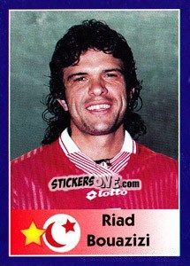 Sticker Riad Bouazizi - World Cup 1998 n. 448 - Diamond