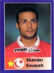 Sticker Skander Souayeh - World Cup 1998 - Diamond