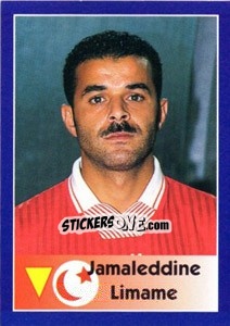 Sticker Jamaleddine Limame - World Cup 1998 n. 451 - Diamond