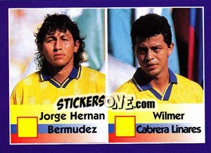 Cromo Bermudez / Cabrera Linares - World Cup 1998 - Diamond