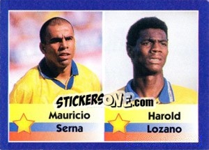 Cromo Mauricio Serna / harold Lorano - World Cup 1998 - Diamond