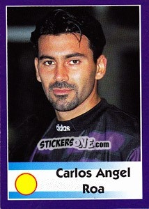 Cromo Carlos Angel Roa - World Cup 1998 - Diamond