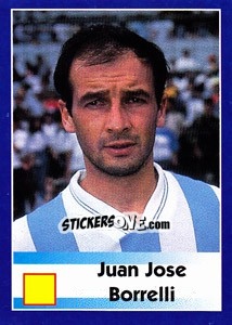 Sticker Juan Jose Borrelli - World Cup 1998 - Diamond