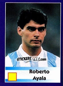 Cromo Roberto Ayala