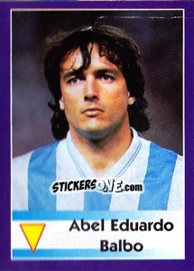 Cromo Abel Eduardo Balbo - World Cup 1998 - Diamond