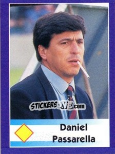 Cromo Daniel Passarella - World Cup 1998 - Diamond